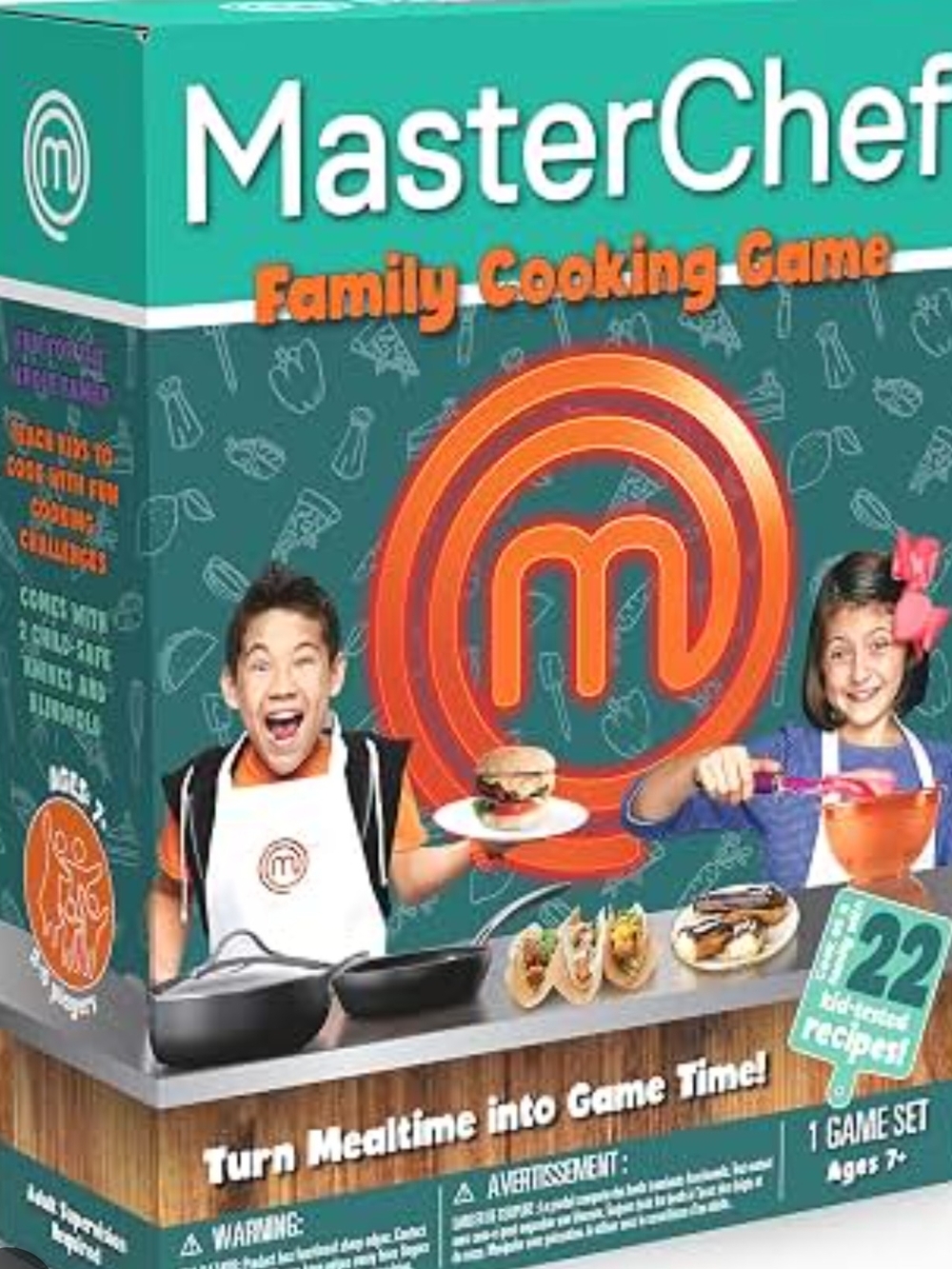 Family Cooking Game - Teal and Orange